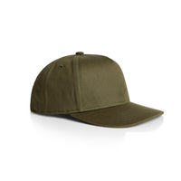1109 Billy Panel Mid Profile Snapback Cap with Flat Peak thumbnail 1