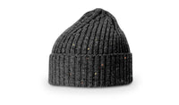 Merino Wool Knit Beanie with Ribbed Weave and Cuff thumbnail 1