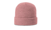 Premium Waffle Knit Beanie with Cuff – Soft Midweight Acrylic thumbnail 4