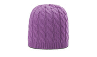 138 Cable Knit Beanie – Soft Acrylic 7-Panel Hat thumbnail 2