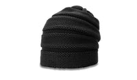 Scrunch Beanie with Unique Stacked Knit Pattern - OSFM thumbnail 9