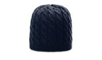 138 Cable Knit Beanie – Soft Acrylic 7-Panel Hat thumbnail 3