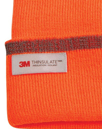 3M Insulated Beanie with Reflective stripe thumbnail 3 3m insulated beanie with reflective stripe - madhats.com.au