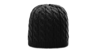 138 Cable Knit Beanie – Soft Acrylic 7-Panel Hat thumbnail 4