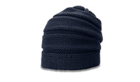 Scrunch Beanie with Unique Stacked Knit Pattern - OSFM thumbnail 10