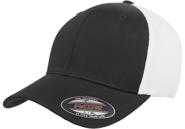 6533 Flexfit Two Toned Brand Yupoong Tactel & Mesh - madhats.com.au