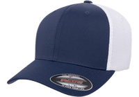 6533 Flexfit Two-Toned Yupoong Tactel & Mesh Cap thumbnail 2 6533 flexfit two toned brand yupoong tactel & mesh - madhats.com.au