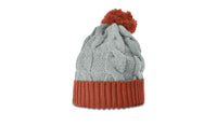 Chunk Twist Knit Beanie with Oversized Pom and Cuff thumbnail 15