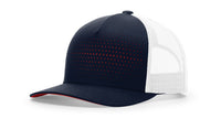 Laser Cut Five Panel Trucker Cap with Contrasting Underlay thumbnail 5