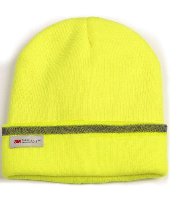 3M Insulated Beanie with Reflective stripe - madhats.com.au