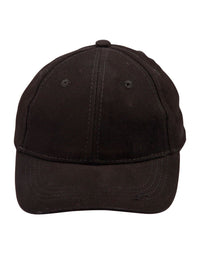 Kids Brushed Cotton Adjustable Baseball Cap in Multiple Colours thumbnail 2 kids brushed cotton cap - madhats.com.au