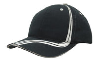 Brushed Heavy Cotton with Waving Stripes on Crown & Peak thumbnail 5