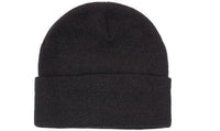 Acrylic Beanie with Insulated Thinsulate Lining in Black & Navy thumbnail 1