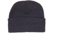 Acrylic Beanie with Insulated Thinsulate Lining in Black & Navy thumbnail 3