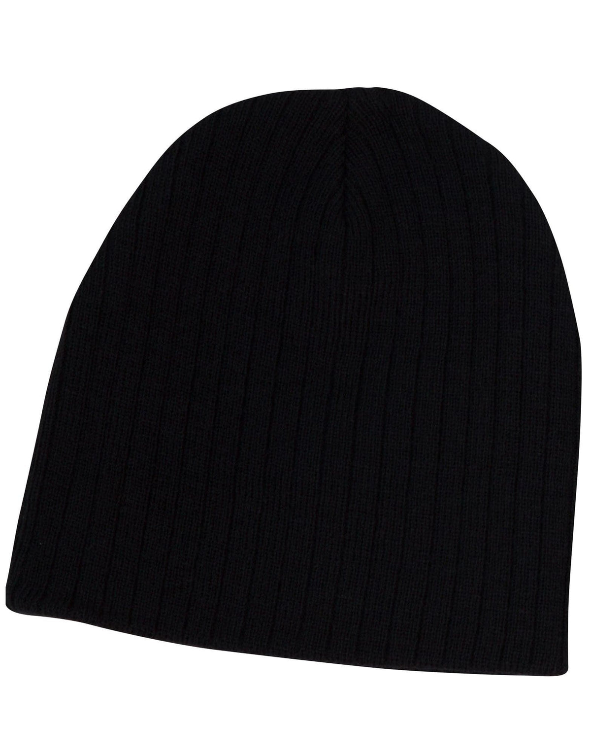 Premium Acrylic Knit Beanie with Classic Cable Row Design
