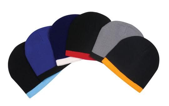 Acrylic Two-Tone Beanie - madhats.com.au