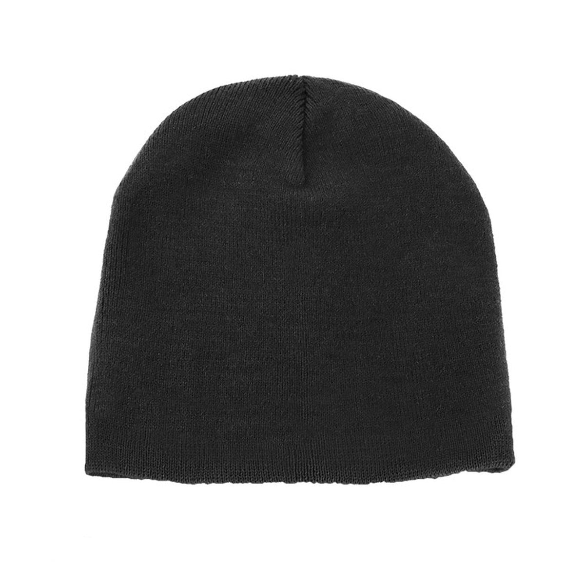 Acrylic Two-Tone Beanie with Contrasting Colors