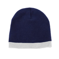 Acrylic Two-Tone Beanie with Contrasting Colors thumbnail 3 acrylic two-tone beanie - madhats.com.au