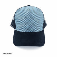 Aspect Structured 5-Panel Trucker Cap with Contrast Mesh thumbnail 2
