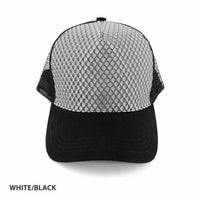 Aspect Structured 5-Panel Trucker Cap with Contrast Mesh thumbnail 3