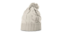 Chunk Twist Knit Beanie with Oversized Pom and Cuff thumbnail 10