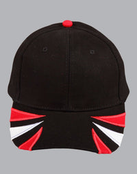 Bathurst Colours Heavy Brushed Cotton Cap with Contrast Peak thumbnail 2