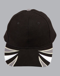 Bathurst Colours Heavy Brushed Cotton Cap with Contrast Peak thumbnail 1