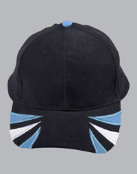 Bathurst Colours Heavy Brushed Cotton Cap with Contrast Peak thumbnail 4