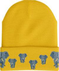 Ellie Elephant Insulated Reflective Stripe Beanie thumbnail 3 beanie ellie elephant beanie - madhats.com.au