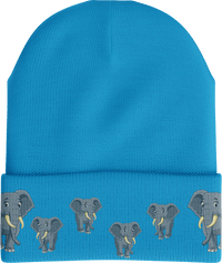 Ellie Elephant Insulated Reflective Stripe Beanie thumbnail 1 beanie ellie elephant beanie - madhats.com.au