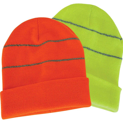Beanie with reflective trims