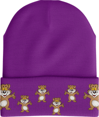 Billy Bear Reflective Insulated Beanie with 3M Thinsulate thumbnail 4 billy bear beanie - madhats.com.au