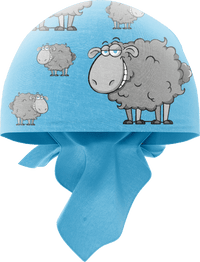 Black Sheep Bandannas in Vibrant Colours - Lightweight Coolactive Fabric thumbnail 2