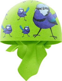 Premium Blue Wren Lightweight Coolactive Bandanna 560mm thumbnail 1