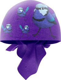 Premium Blue Wren Lightweight Coolactive Bandanna 560mm thumbnail 2