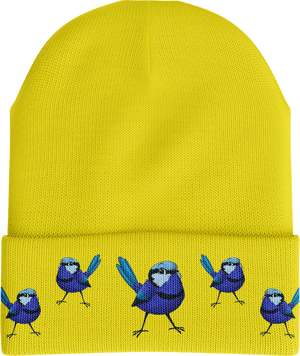 
            
                Load image into Gallery viewer, Blue Wren Beanie - madhats.com.au
            
        