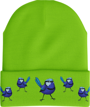 
            
                Load image into Gallery viewer, Blue Wren Beanie - madhats.com.au
            
        