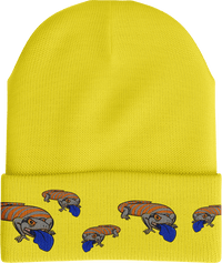 Bluey Lizard Insulated Reflective Beanie with 3M Thinsulate thumbnail 2 bluey lizard beanie - madhats.com.au