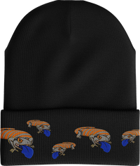 Bluey Lizard Insulated Reflective Beanie with 3M Thinsulate thumbnail 3 bluey lizard beanie - madhats.com.au