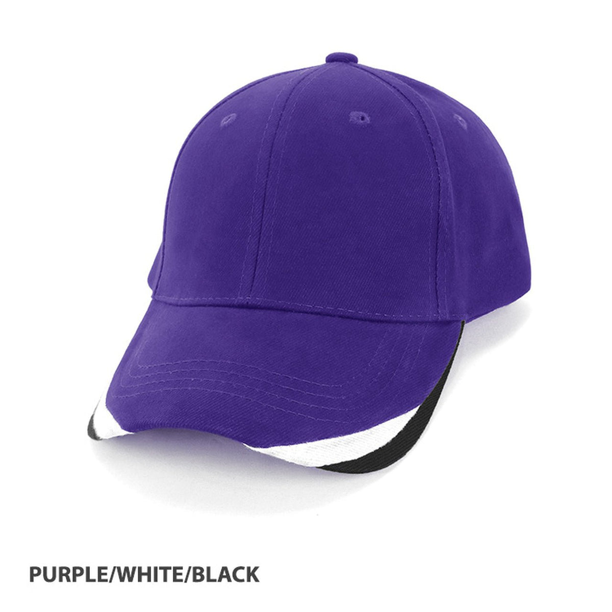 Bondi 3 Tone Structured Peak Cotton Cap