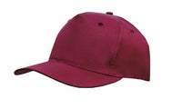 Breathable Poly Twill Structured 5-Panel Low Profile Cap thumbnail 11