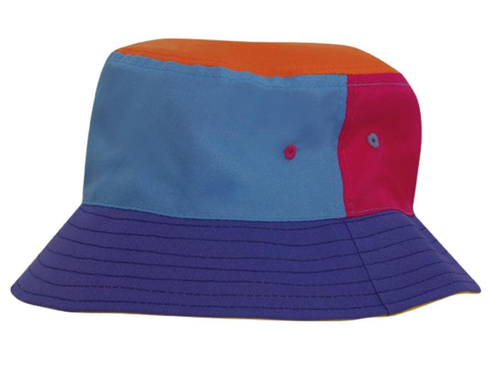 Breathable Poly Twill Childs Bucket Hat - madhats.com.au