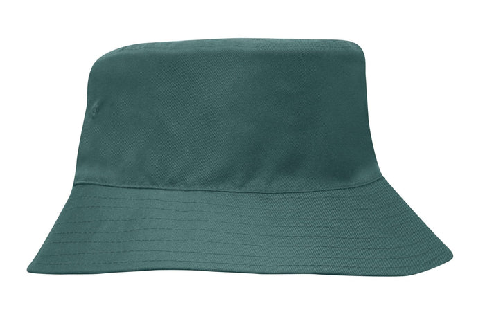 Breathable Poly Twill Childs Bucket Hat - madhats.com.au