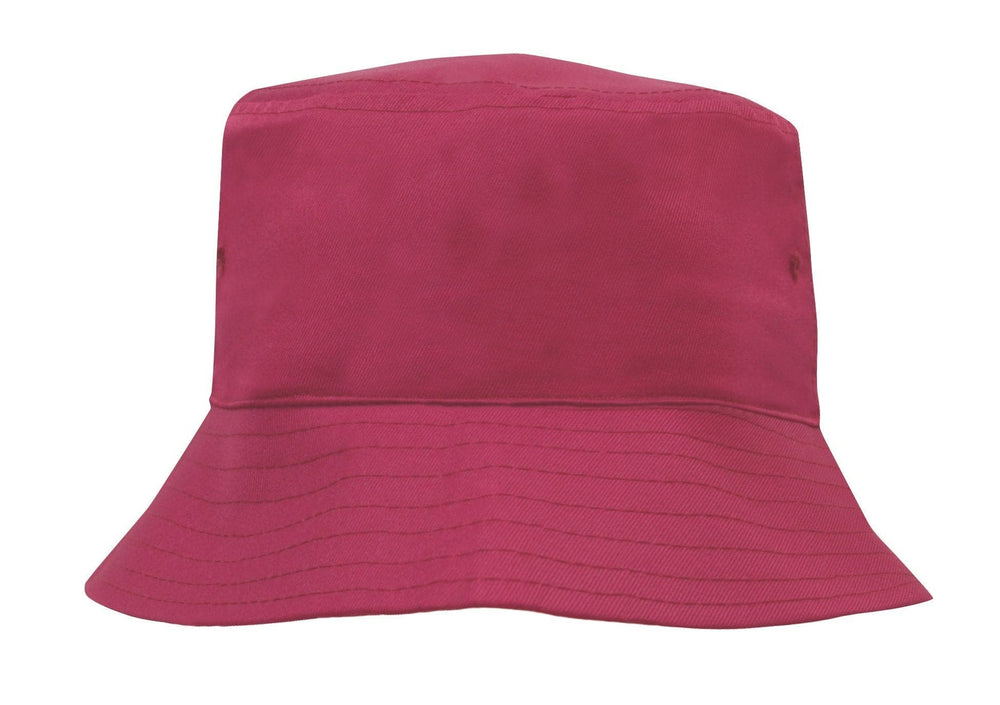 
            
                Load image into Gallery viewer, Breathable Poly Twill Childs Bucket Hat
            
        