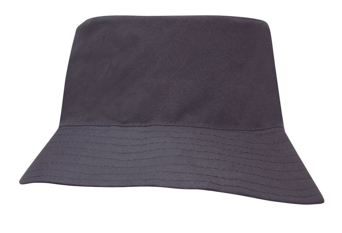 Breathable Poly Twill Infants Bucket Hat with Sewn Eyelets