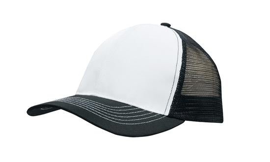 
            
                Load image into Gallery viewer, Breathable Poly Twill With Mesh Back - madhats.com.au
            
        
