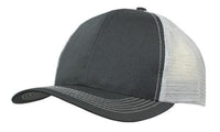 Breathable Poly Twill Trucker Cap with Mesh Back and Snap Closure thumbnail 2