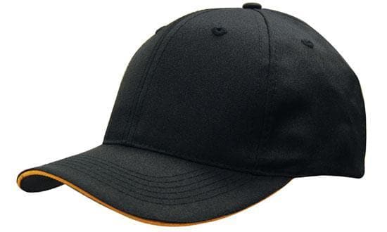 Breathable Poly Twill Cap with Structured 6-Panel Design