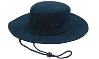 Brushed Heavy Cotton Wide Brim Hat with Adjustable Chin Strap thumbnail 41
