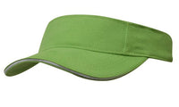 Brushed Heavy Cotton Visor with Adjustable Sandwich Strap thumbnail 13